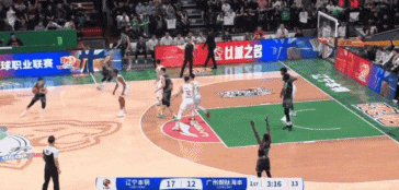 ⚡辽宁发力打出16-3 首节战罢23-22领先广州